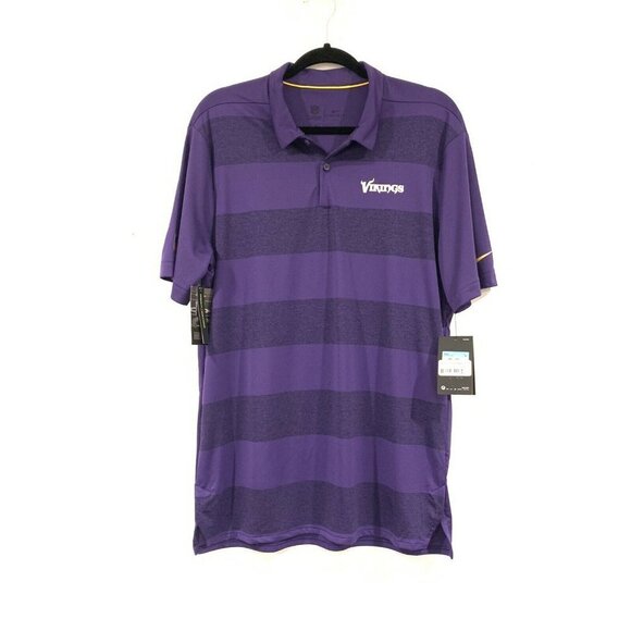 Nike Dri-Fit NFL M Vikings Polo Shirt T-Shirt - Picture 2 of 8